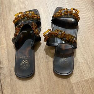 Vince Camuto tortoise sandals